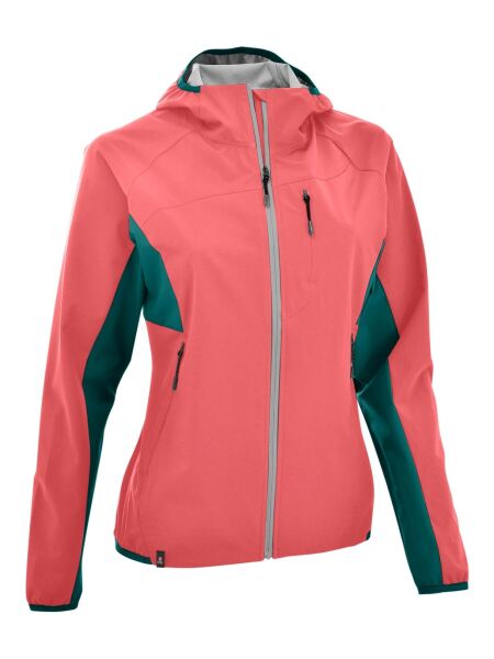 MAUL Wildbarren 10.0 Damen Softshell Jacke mit Kapuze coral 36