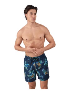 BRUNOTTI Cester-AO Men Swim Shorts All Over Night Blue | L