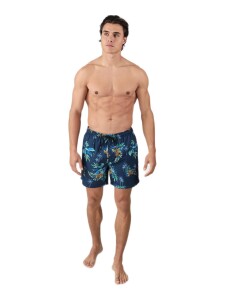 BRUNOTTI Cester-AO Men Swim Shorts All Over Night Blue | L