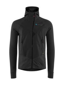 KLÄTTERMUSEN Hugin Zip Hoodie Herren Kapuzensweatshirt Raven-Raven | S