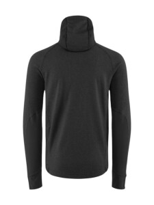 KLÄTTERMUSEN Hugin Zip Hoodie Herren Kapuzensweatshirt Raven-Raven | S