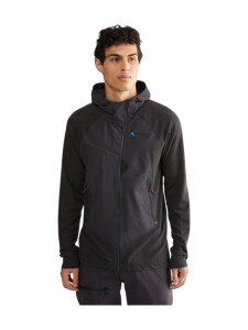 KLÄTTERMUSEN Hugin Zip Hoodie Herren Kapuzensweatshirt Raven-Raven | S